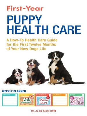 cover image of First-Year Puppy Health Care